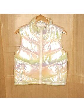 Xersion Girls New Iridescent Puffer Vest 16